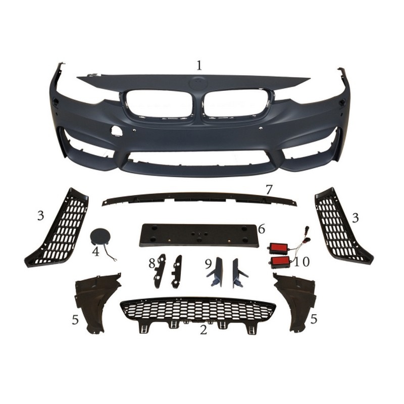 Parachoques delantero para BMW Serie 3 (AÑO 13-19) Número de chasis: F30